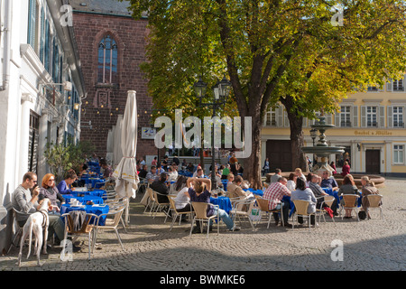 RESTAURANT ST. MARTIN, ST.-MARTINS-PLATZ-PLATZ, ALTSTADT, KAISERSLAUTERN, PFALZ, RHEINLAND-PFALZ, DEUTSCHLAND Stockfoto