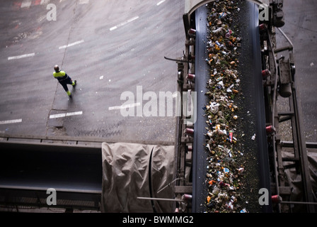 Valdemingomez Müllkippe, Madrid, Spanien. Stockfoto