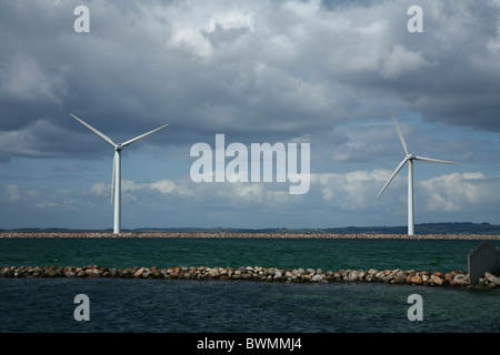 Windkraft in Dänemark Stockfoto