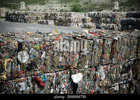 Valdemingomez Müllkippe, Madrid, Spanien. Tipp Müll Müll Vertedero Basura España espana Stockfoto