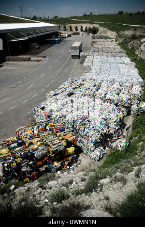 Valdemingomez Müllkippe, Madrid, Spanien. Tipp Müll Müll Vertedero Basura España espana Stockfoto