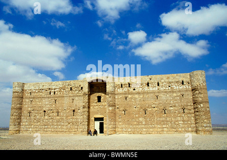 Qasr Kharana, ein Schloss in der Wüste, Jordanien. Stockfoto