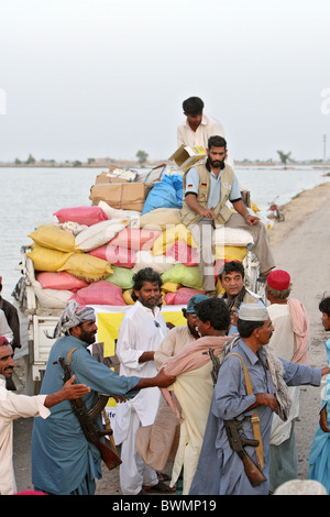 Flutkatastrophe, Shadhat Kot, Pakistan Stockfoto