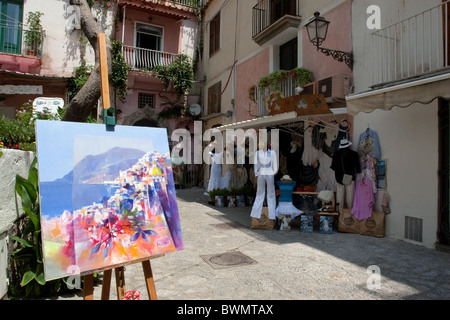 Positano Amalfi-Küste typischen Farbe Souvenirs touristischen Tourismus Italien Kampanien Campany Stockfoto