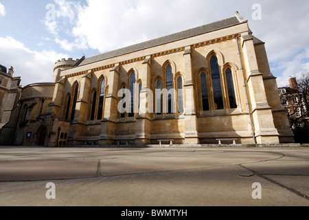 Die Temple Church in London, in der Nähe von Fleet Street, die in Buch und Film, The Da Vinci Code gekennzeichnet Stockfoto