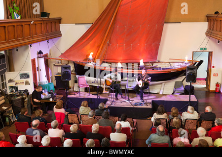 The Mull of Kintyre Music Festival - Dalriada Connections Konzert im Heritage Centre, Campbeltown, Argyll & Bute, Schottland, Großbritannien Stockfoto