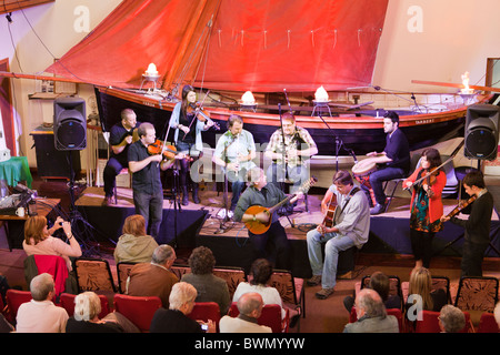 The Mull of Kintyre Music Festival - Dalriada Connections Konzert im Heritage Centre, Campbeltown, Argyll & Bute, Schottland, Großbritannien Stockfoto