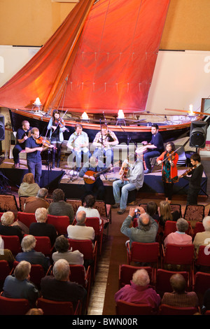 Der Mull of Kintyre Musikfestival - Dalriada Verbindungen Konzert in Heritage Centre, Campbeltown, Argyll & Bute, Scotland Stockfoto