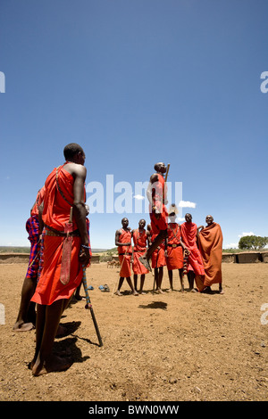 Massai, Kenia, Ostafrika Stockfoto