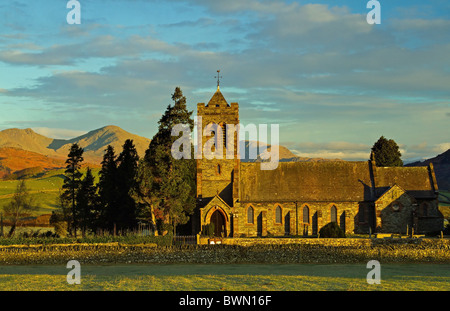 Str. Lukes Kirche in Lowick Stockfoto