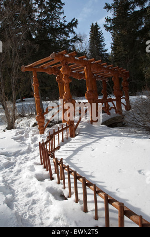 Central Municipal Park, Banff, Alberta, Kanada. Stockfoto