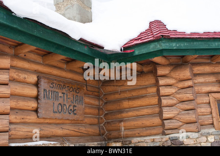 Simpsons Num Ti Jah Lodge, Banff National Park, Lake Louise, Alberta, Kanada. Stockfoto