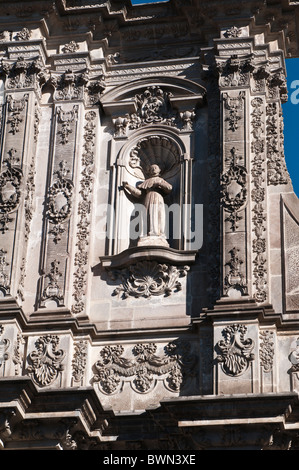 La Compania Kirche, historisches Zentrum, Quito, Ecuador. Stockfoto