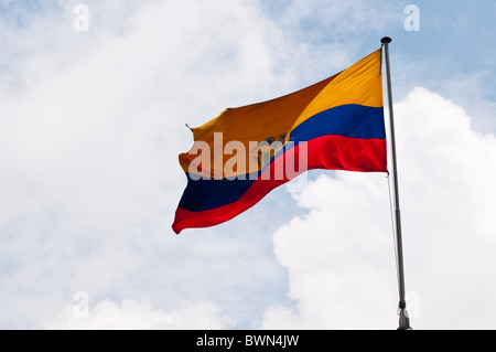 Präsidentenpalast, Plaza de Independencia, historisches Zentrum, historisches Zentrum, Quito, Ecuador. Stockfoto