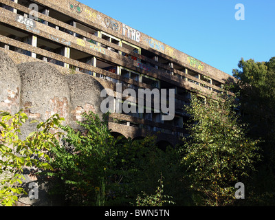 Ruinen der St. Peter Seminary, ikonischen neuen Brutalist Gebäude in Cardross nr Glasgow, Schottland Stockfoto