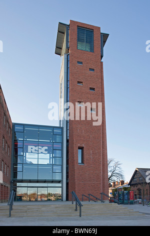 Vor kurzem renovierte RSC Theater Stratford-upon-Avon, Vereinigtes Königreich Stockfoto