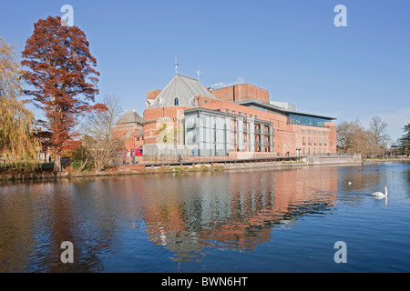 Vor kurzem renovierte RSC Theater Stratford-upon-Avon, Vereinigtes Königreich Stockfoto