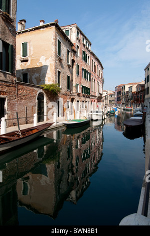 Fondamenta di Borgo Sestiere Dorsoduro, Venedig Italien 2010 Stockfoto