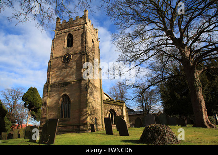 St Giles Kirche in Cropwell Bishop, Nottingham, England Stockfoto