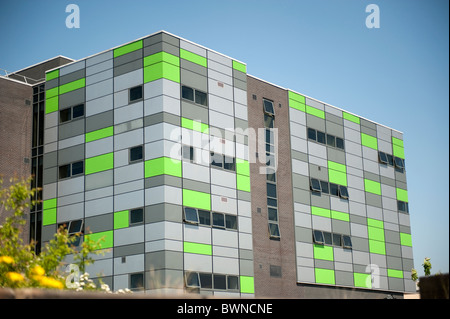 Farbenfrohe moderne Architektur University of Central Lancashire UCLAN Stockfoto