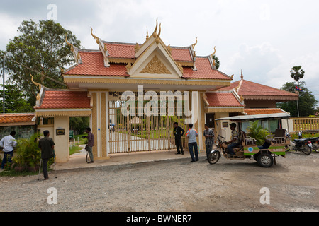 Eingang zu den Killing Fields, Phnom Penh, Kambodscha, Indochina, Südostasien, Asien Stockfoto