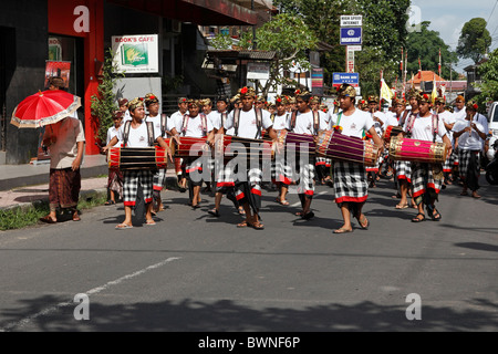 Bestandteil einer königlichen Einäscherung Zeremonie, Ubud, Bali. Stockfoto