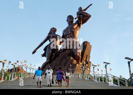 Das African Renaissance-Denkmal in Dakar, Senegal Stockfoto