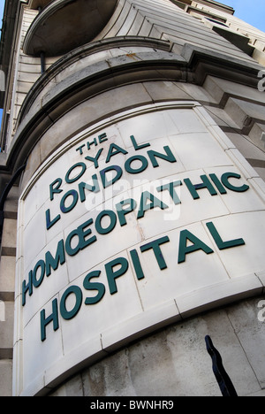 Königlichen London Homeopathic Krankenhaus Kräutermedizin Stockfoto