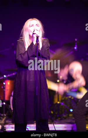 Jarboe am 11. April 2010 im Diesel Club in Budapest, Ungarn. Stockfoto