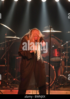 Jarboe am 11. April 2010 im Diesel Club in Budapest, Ungarn. Stockfoto