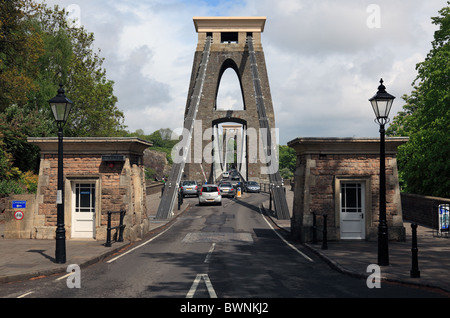Die Clifton Suspension Bridge in Bristol, Großbritannien. Stockfoto