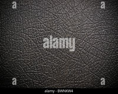 Schwarzes Leder-Hintergrund Stockfoto
