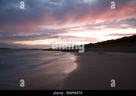 Die schöne Küstenlandschaft am zuvorkommend Beach in Dorset. Stockfoto