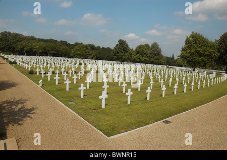 Kriegsgräber in Madingley, amerikanische Militärfriedhof in der Nähe von Cambridge Stockfoto