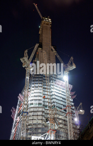 Der Shard Wolkenkratzer Bau - London Stockfoto