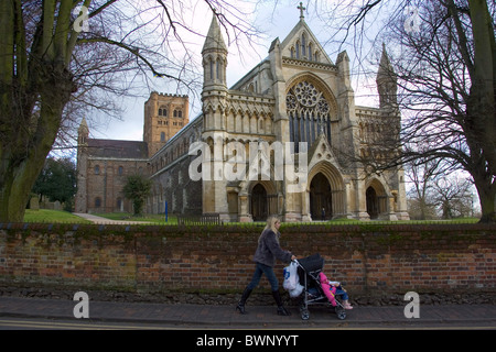 St. Alban-Kathedrale, die Website der Reformpädagogik und Naturschutzarbeit Stockfoto