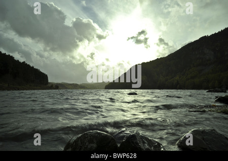 Llyn Geirionydd Seenplatte Aberconwy North Wales UK Stockfoto