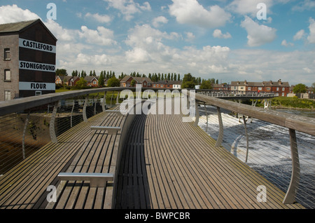 Millennium Bridge in Castleford, Yorkshire Stockfoto