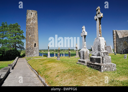 Irland County Offaly Clonmacnoise Stockfoto