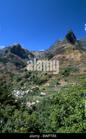 Portugal Europa Europa Madeira Serra de Agua Europa Insel Atlantik Pousada Dos Vinhaticos Berg mo Stockfoto