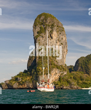 Segeln Sie auf Andamanensee Stockfoto