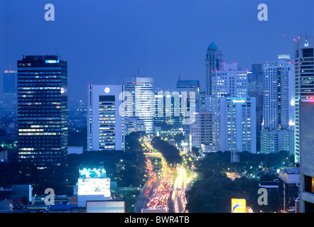 Indonesien Java  Insel Jakarta Stadt  Jakarta n chtlichen 