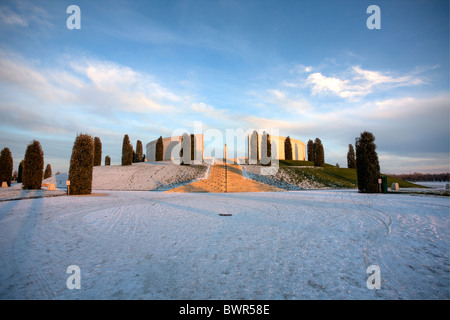 Die Streitkräfte Denkmal, national arboretum Stockfoto