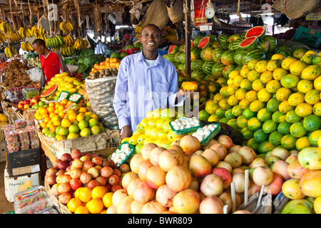 Neuen Stadtpark Ngara Hausierer Markt, Nairobi, Kenia Stockfoto