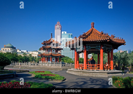 Taiwan Taipei Stadt 228 Memorial Park Asien Peace Park 228 Vorfall traditionelle Tradition chinesischer Architektur Stockfoto