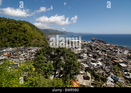 Komoren Mutsamudu Anjouan Insel indischen Ozean Kapital Stadt von Anjouan Stadtansicht von Zitadelle alte Festung landscap Stockfoto