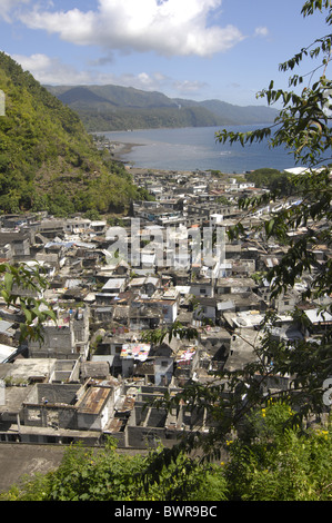 Komoren Mutsamudu Anjouan Insel indischen Ozean Kapital Stadt von Anjouan Stadtansicht von Zitadelle alte Festung landscap Stockfoto