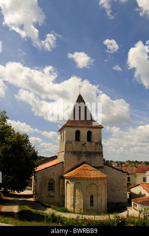 Alten Stiftskirche Kirche Notre-Dame, Riberac, Dordogne, Aquitaine, Frankreich Stockfoto