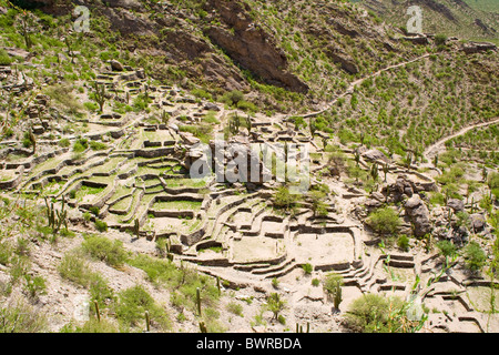 Argentinien-Südamerika-Quilmes Fort indigener Stamm Provinz Tucuman Südamerika Amerika Anden Berge h Stockfoto