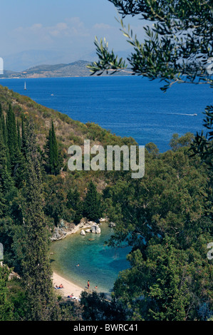 Kringels Beach, Korfu, Griechenland Stockfoto